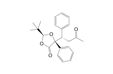(2S,5S,1'S)-2-(tert-Butyl)-5-(3'-oxo-1'-phenylbutyl)-5-phenyl-1,3-dioxolan-4-one