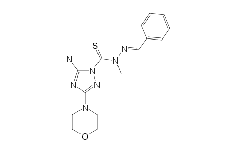 5-amino-N-(benzylideneamino)-N-methyl-3-morpholino-1,2,4-triazole-1-carbothioamide