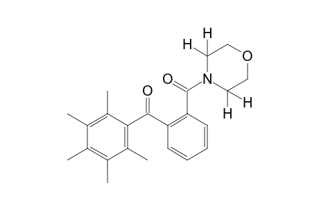 4-[o-(pentamethylbenzoyl)benzoyl]morpholine