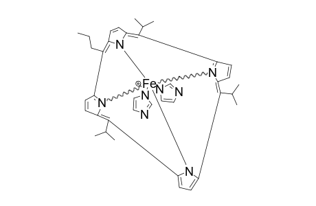 BIS-(IMIDAZOLE)-(MESO-PROPYL-TRIISOPROPYLPORPHYRINATO)-IRON-(III);FE(T(I)PRP)(HIM)2