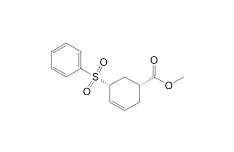 cis-5-methoxycarbonylcyclohex-2-enyl Phenyl Sulfone