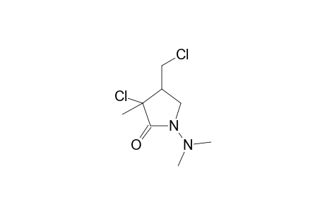 N-(Dimethylamino)-3-chloro-4-chloromethyl-3-methylpyrrolodin-2-one