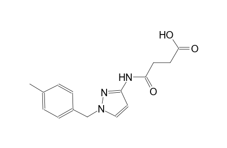 4-{[1-(4-methylbenzyl)-1H-pyrazol-3-yl]amino}-4-oxobutanoic acid