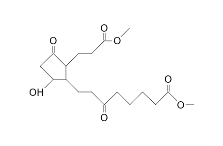 11-Hydroxy-9,15-dioxo-1,2,3,4-tetranor-prosta-5,20-dioic acid, methyl ester