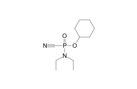 O-cyclohexyl N,N-diethyl phosphoramido cyanidate