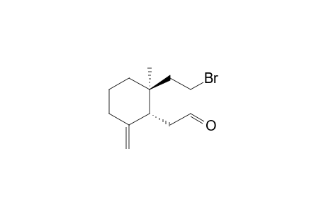 2-[(1R,2S)-2-(2-bromoethyl)-2-methyl-6-methylene-cyclohexyl]acetaldehyde