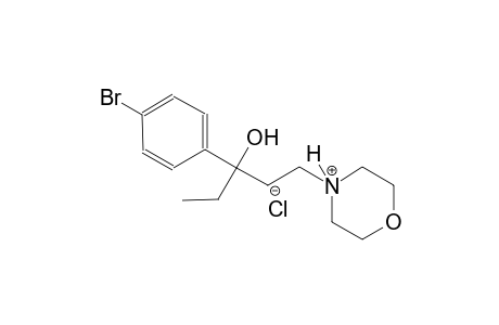 morpholinium, 4-[3-(4-bromophenyl)-3-hydroxypentyl]-, chloride