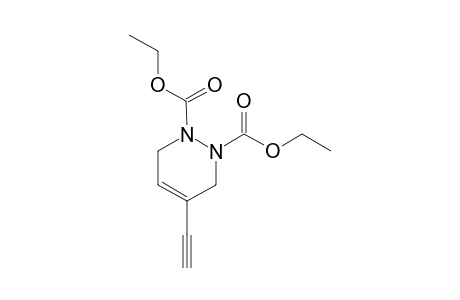 Diethyl 4-ethynyl-1,2,3,6-tetrahydro-1,2-pyridazine-1,2-dicarboxylate