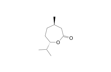 (4R,7S)-4-methyl-7-propan-2-yl-2-oxepanone