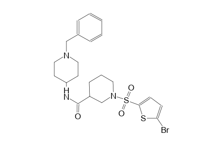 N-(1-benzyl-4-piperidinyl)-1-[(5-bromo-2-thienyl)sulfonyl]-3-piperidinecarboxamide