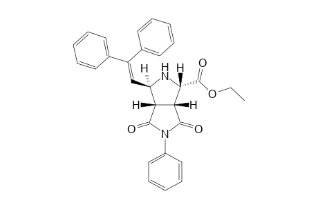 Ethyl 4-(2-Diphenylethenyl)-3,7-diazabicyclo[3.3.0]octan-6,8-dione-2-carboxylate isomer