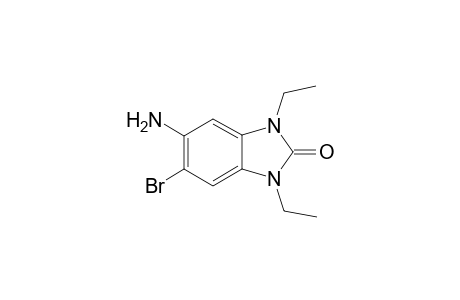 2H-1,3-Benzimidazol-2-one, 5-amino-6-bromo-1,3-diethyl-1,3-dihydro-