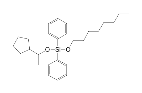 Silane, diphenyl(1-cyclopentylethoxy)octyloxy-