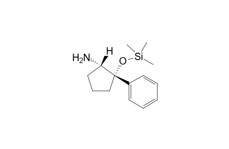 (1S,2S)-2-phenyl-2-((trimethylsilyl)oxy)cyclopentanamine