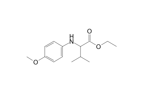 2-(4-Methoxyanilino)-3-methylbutanoic acid ethyl ester