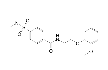 benzamide, 4-[(dimethylamino)sulfonyl]-N-[2-(2-methoxyphenoxy)ethyl]-