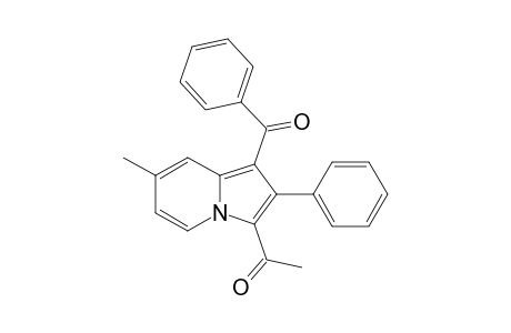 3-Acetyl-1-benzoyl-2-phenyl-5-methylindolizine