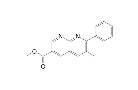 Methyl 6-methyl-7-phenyl-1,8-naphthyyridine-3-carboxylate