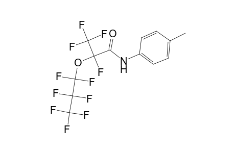 2,3,3,3-Tetrafluoro-2-(1,1,2,2,3,3,3-heptafluoropropoxy)-N-(4-methylphenyl)propanamide