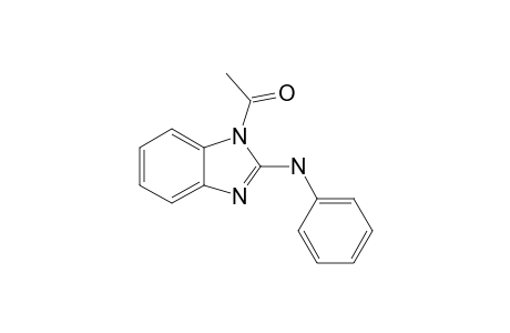 1-[2-(phenylamino)benzimidazol-1-yl]ethanone