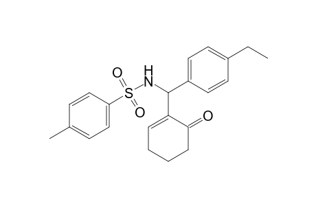 N-[(4-Ethylphenyl)(6-oxocyclohex-1-enyl)methyl]-4-methylbenzenesulfonamide