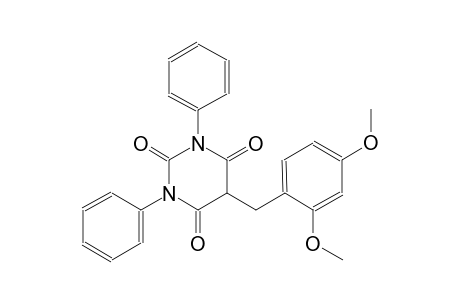 5-(2,4-dimethoxybenzyl)-1,3-diphenyl-2,4,6(1H,3H,5H)-pyrimidinetrione
