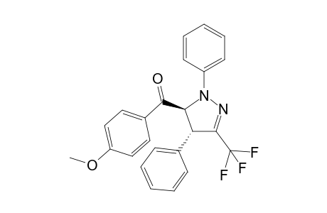 ((3S,4R)-2,4-Diphenyl-5-trifluoromethyl-3,4-dihydro-2H-pyrazol-3-yl)-(4-methoxy-phenyl)-methanone