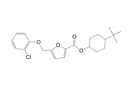 4-tert-butylcyclohexyl 5-[(2-chlorophenoxy)methyl]-2-furoate