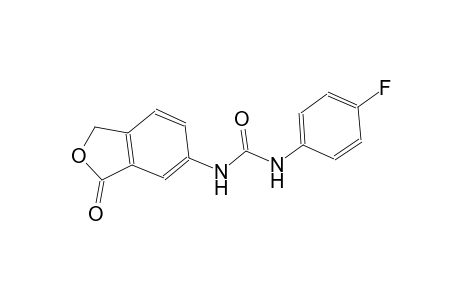 N-(4-fluorophenyl)-N'-(3-oxo-1,3-dihydro-2-benzofuran-5-yl)urea