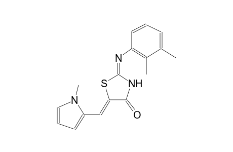 (2E,5Z)-2-[(2,3-dimethylphenyl)imino]-5-[(1-methyl-1H-pyrrol-2-yl)methylene]-1,3-thiazolidin-4-one