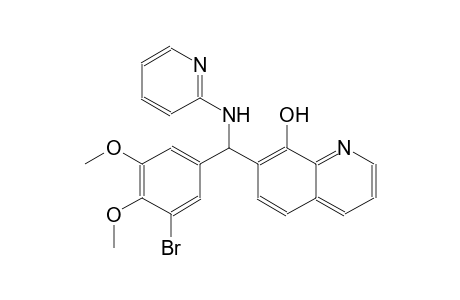 7-[(3-bromo-4,5-dimethoxyphenyl)(2-pyridinylamino)methyl]-8-quinolinol