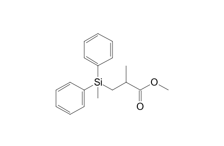 2-Methyl-3-[methyl(diphenyl)silyl]propanoic acid methyl ester