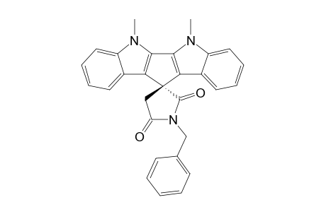 5,6-DIMETHYL-6,11-DIHYDRO-5H-CYCLOPENTA-[2.1-B;3,4-B']-DIINDOLE-11-SPIRO-3'-1'-BENZYL-2',5'-DIONE