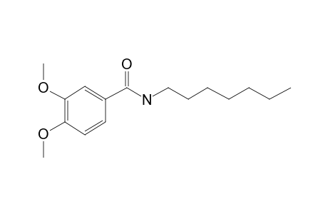 Benzamide, 3,4-dimethoxy-N-heptyl-