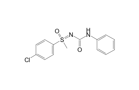 S-(p-chlorophenyl)-S-methyl-N-(phenylcarbamoyl)sulfoximine