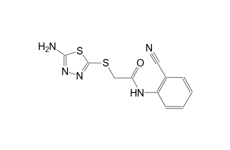 acetamide, 2-[(5-amino-1,3,4-thiadiazol-2-yl)thio]-N-(2-cyanophenyl)-