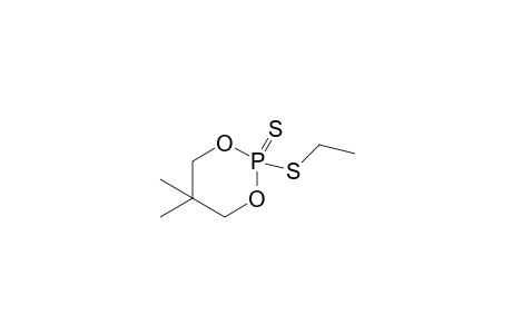 phosphorodithioic acid, cyclic O,O-2,2-dimethyltrimethylene s-ethyl ester