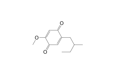p-Benzoquinone, 2-methoxy-5-(2-methylbutyl)-