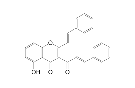 3-Cinnamoyl-5-hydroxy-2-styrylchromone