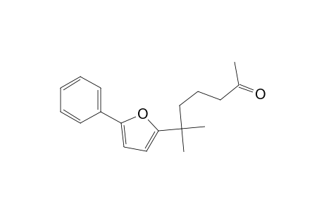 2-Heptanone, 6-methyl-6-(5-phenyl-2-furanyl)-