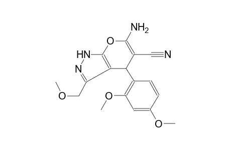 pyrano[2,3-c]pyrazole-5-carbonitrile, 6-amino-4-(2,4-dimethoxyphenyl)-1,4-dihydro-3-(methoxymethyl)-