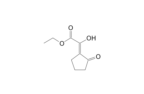 2-(2-Oxo-cyclopentylidene)-glycolic acid, ethyl ester