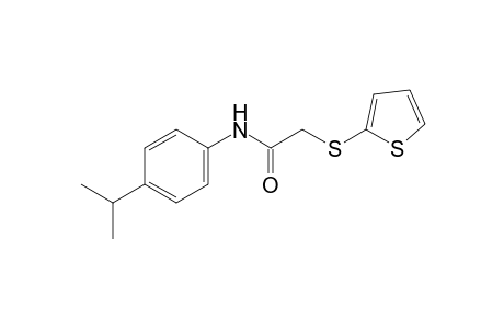 4'-isopropyl-2-[(2-thienyl)thio]acetanilide
