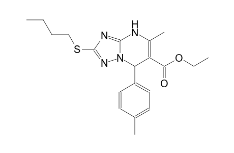 [1,2,4]triazolo[1,5-a]pyrimidine-6-carboxylic acid, 2-(butylthio)-4,7-dihydro-5-methyl-7-(4-methylphenyl)-, ethyl ester