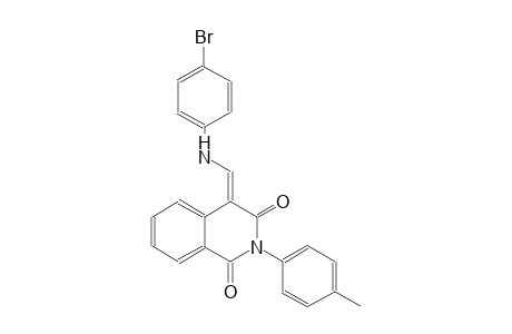 1,3(2H,4H)-isoquinolinedione, 4-[[(4-bromophenyl)amino]methylene]-2-(4-methylphenyl)-, (4E)-