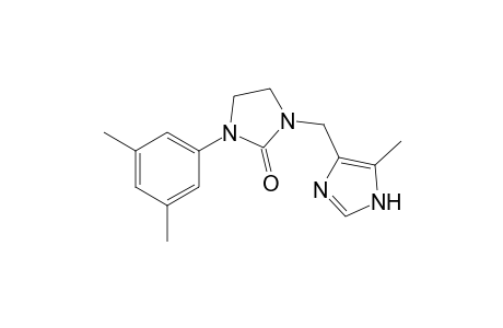 1-(3,5-Dimethylphenyl)-3-[(5-methyl-1H-imidazol-4-yl)methyl]imidazolidin-2-one