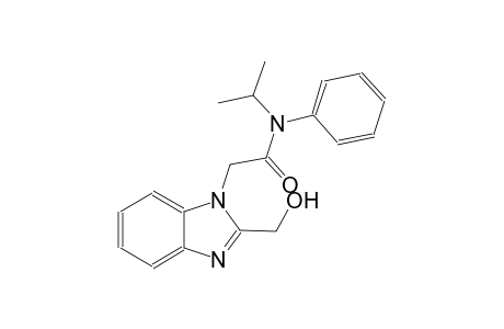 1H-benzimidazole-1-acetamide, 2-(hydroxymethyl)-N-(1-methylethyl)-N-phenyl-