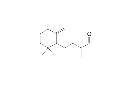 Cyclohexanebutanal, 2,2-dimethyl-.alpha.,6-bis(methylene)-, (S)-