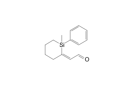 (2Z)-2-(1-methyl-1-phenyl-2-silinanylidene)acetaldehyde