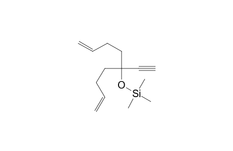 5-(Ethynyl)-5-[(trimethylsilyl)oxy]nona-1,8-diene